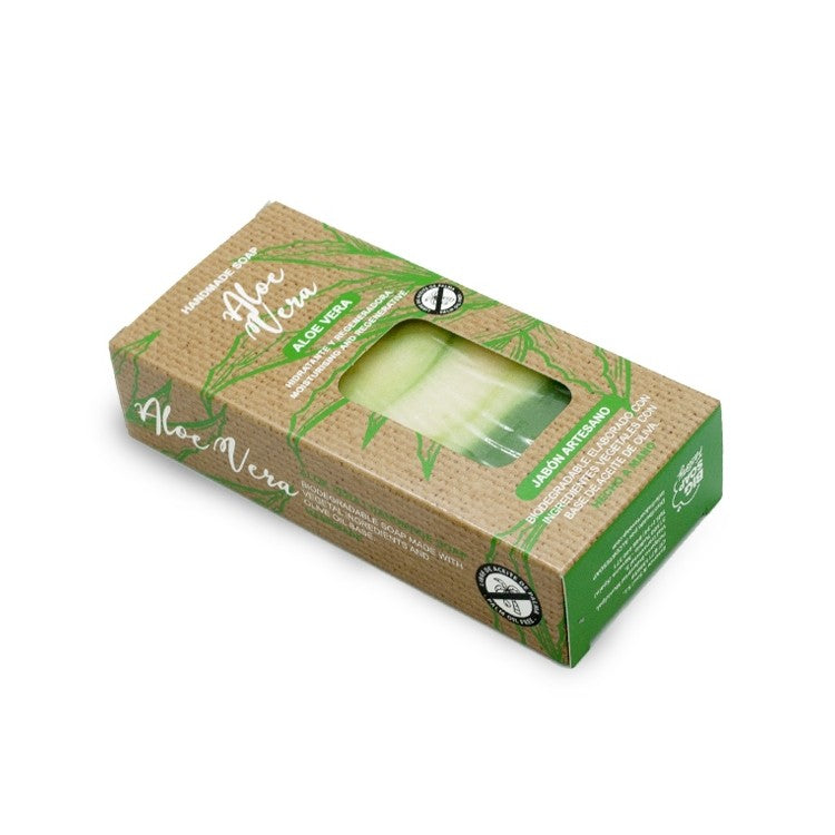 Pastilla de jabón de Aloe Vera Natural 100g