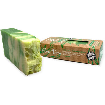 Pastilla de jabón de Aloe Vera Natural 100g