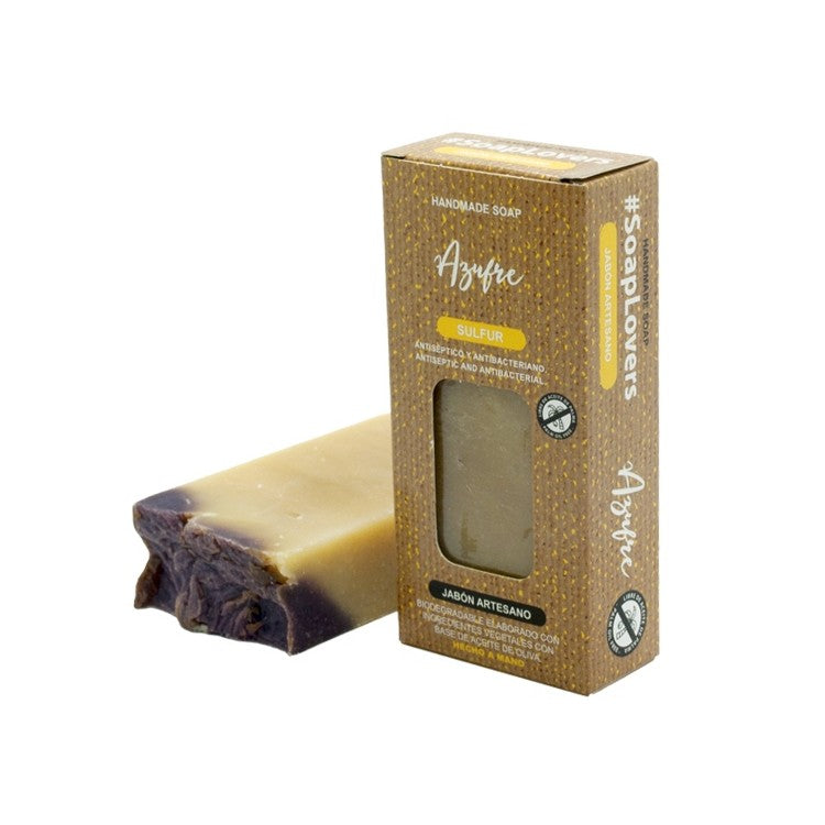 Pastilla de jabón de Azufre 100g